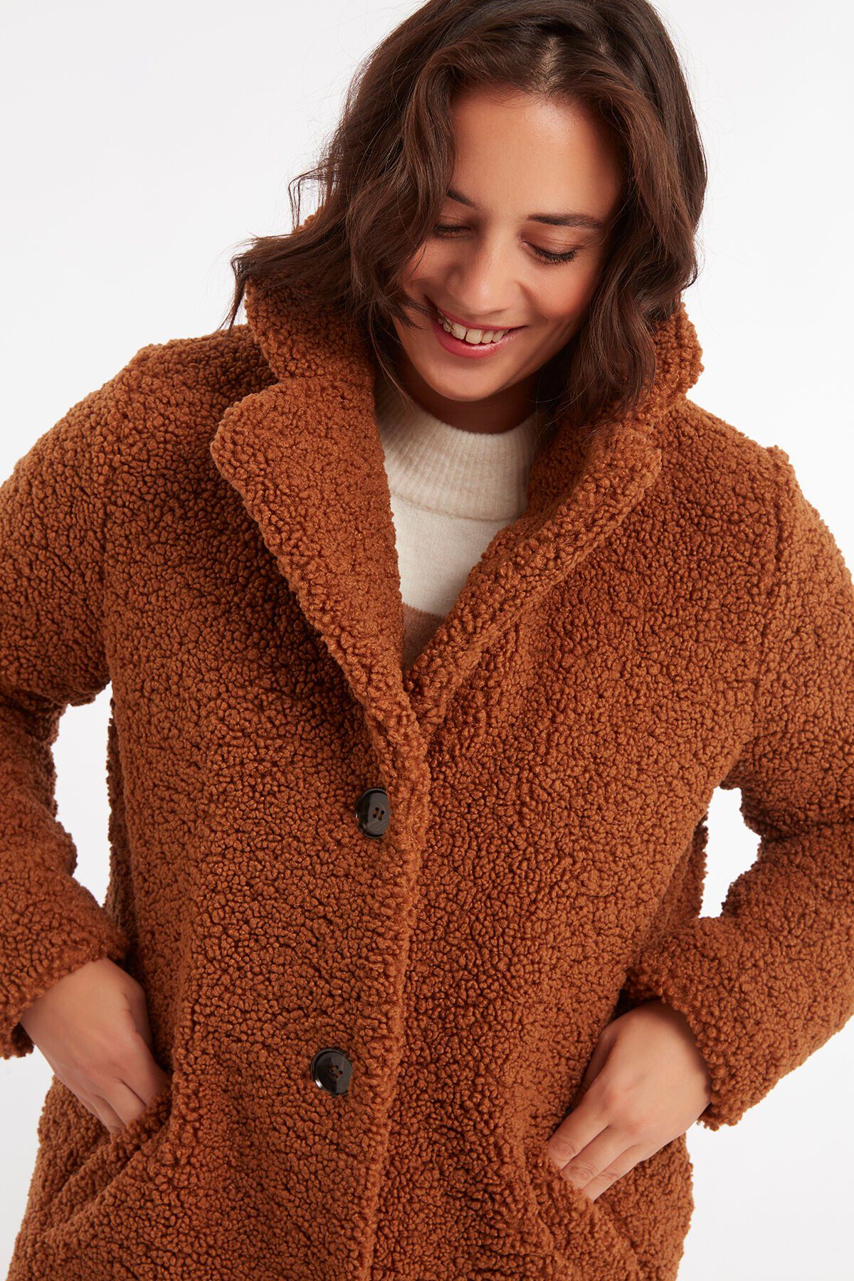 Manteau duveteux image number 3