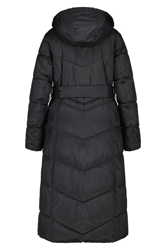Veste longue matelassée avec ceinture image number 2