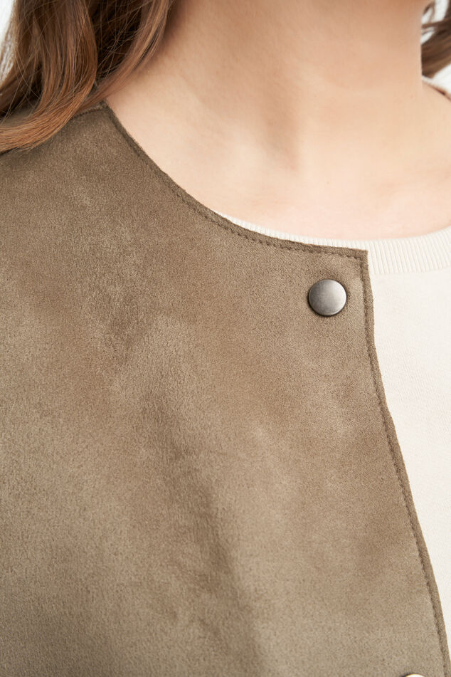 Suedine jas image number 6