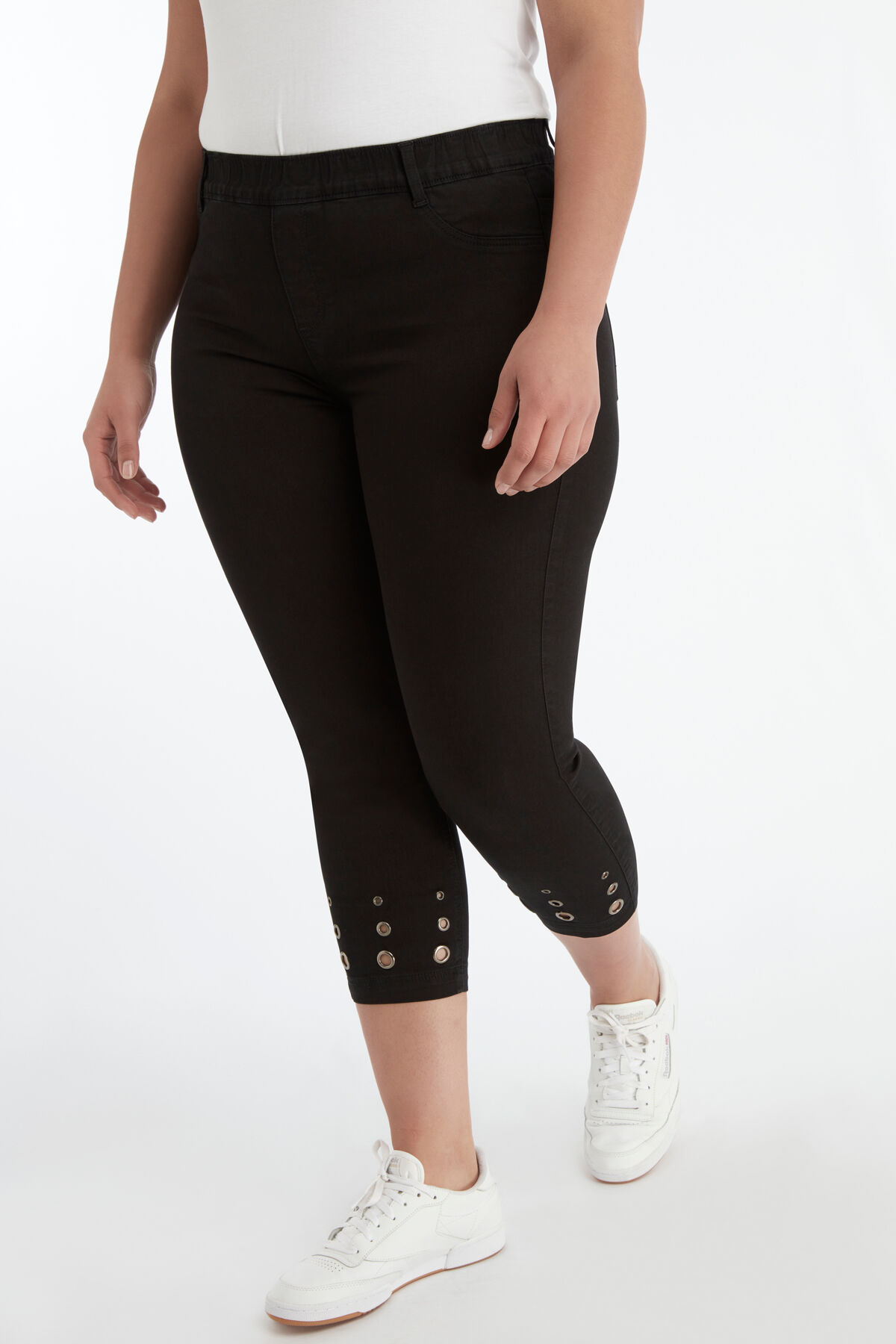 Cropped tregging POPPY met nestels image number 3