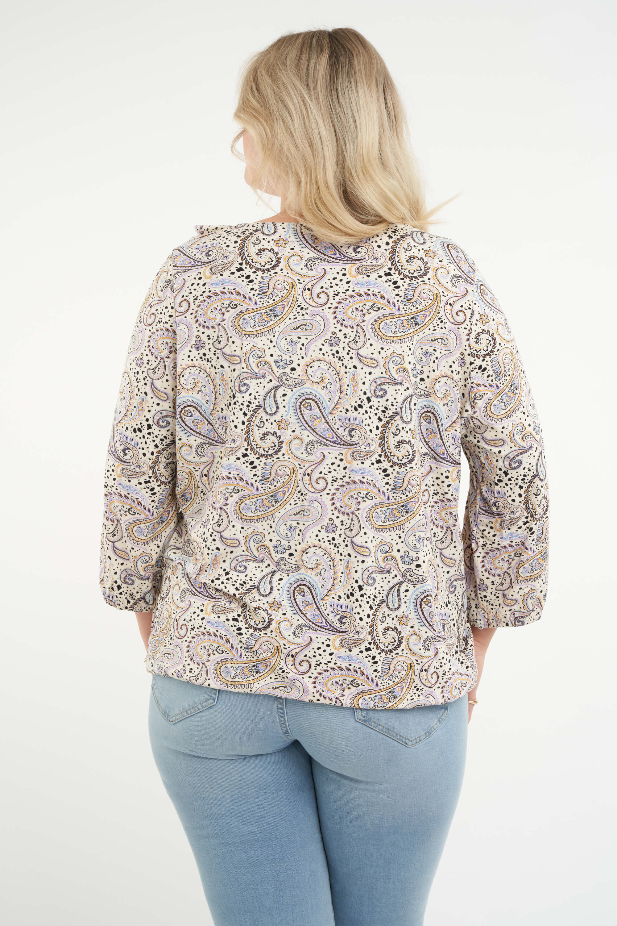 Top met ruffles  image number 3