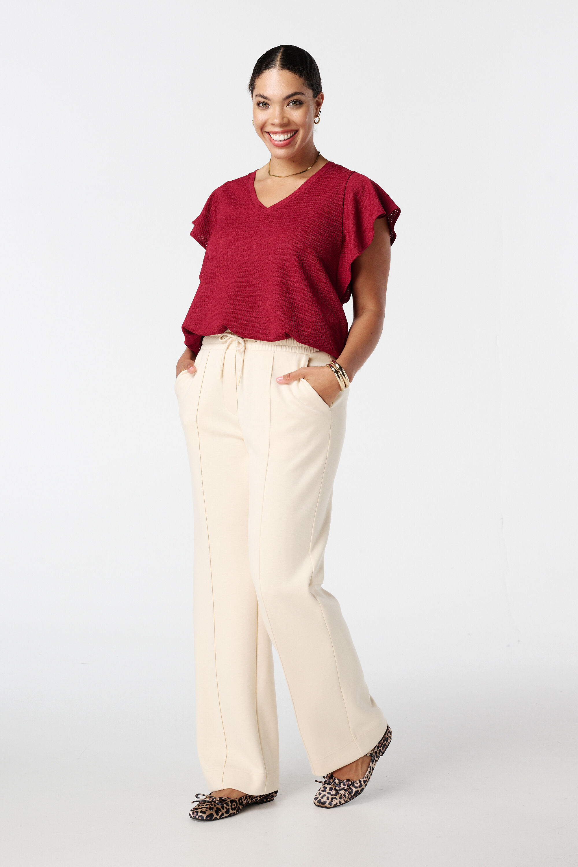 Haut avec manches papillon image number 5