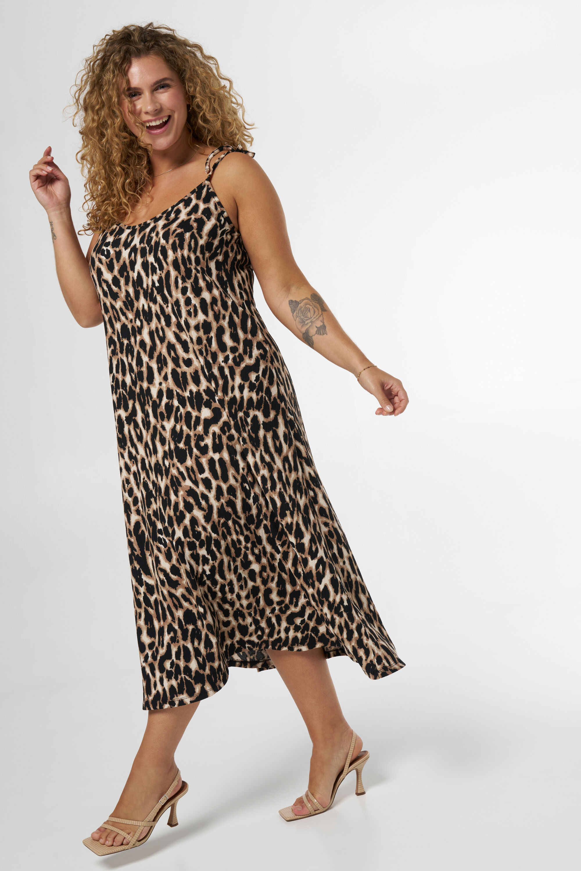 Robe midi avec imprim&eacute; image number 0