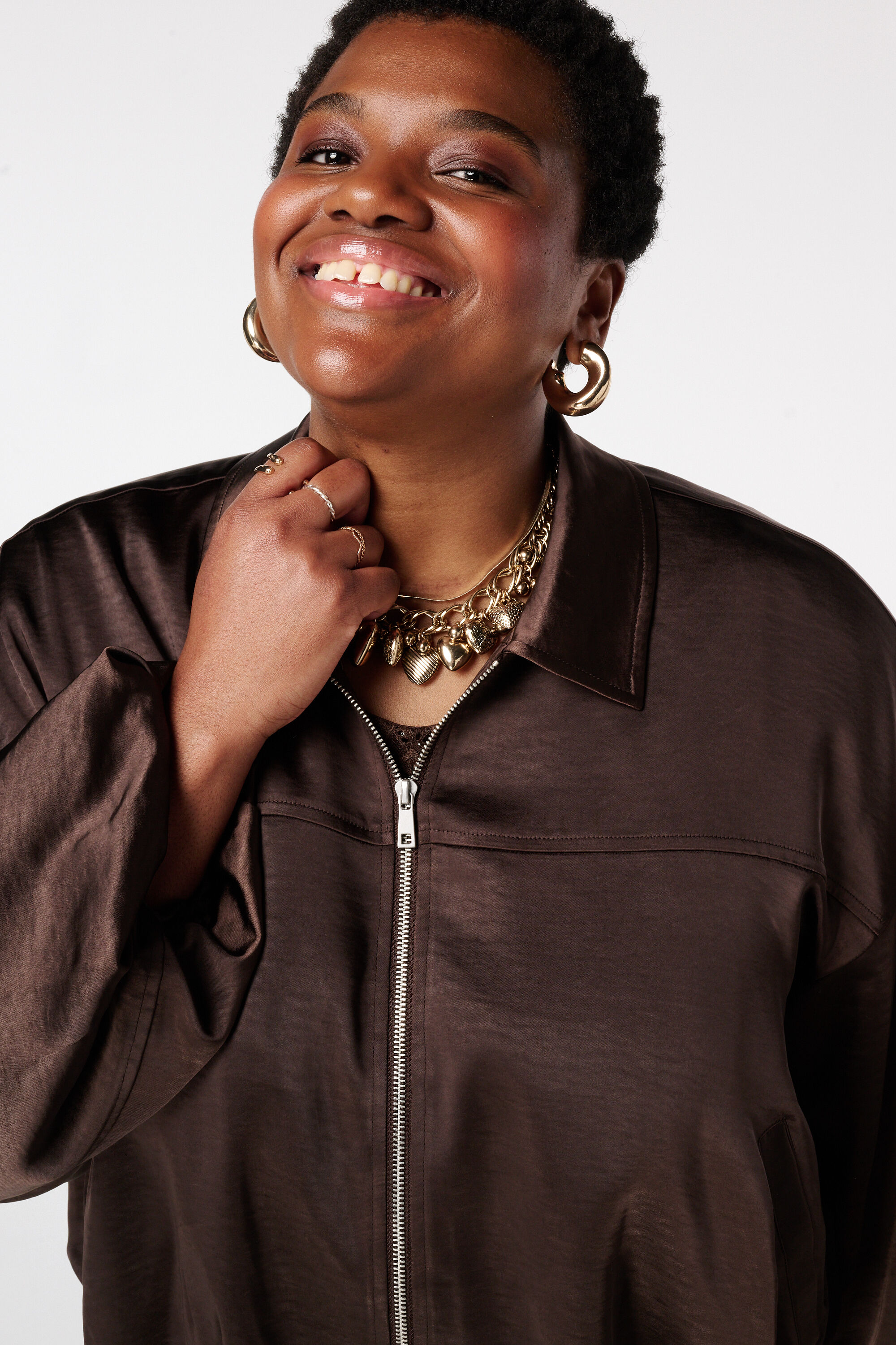 Satijnen bomber image number 4