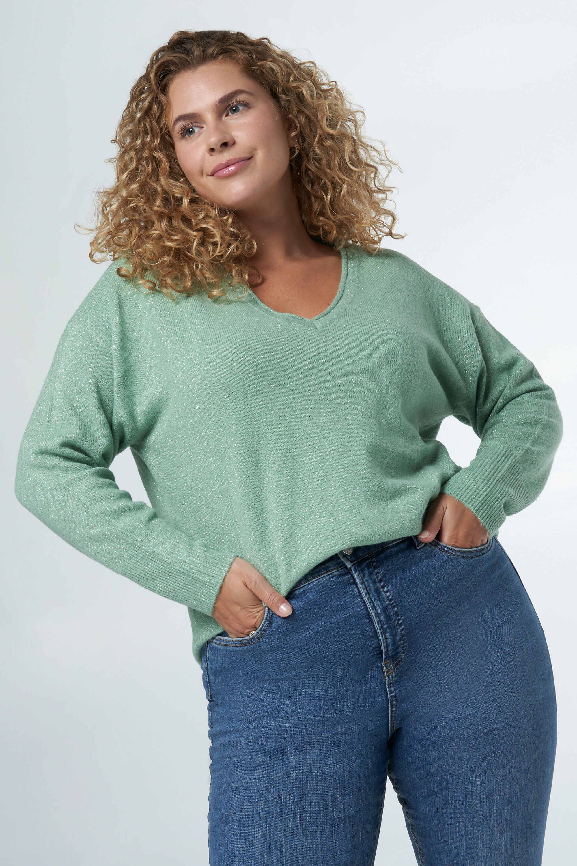 Trui met glitter image number 0