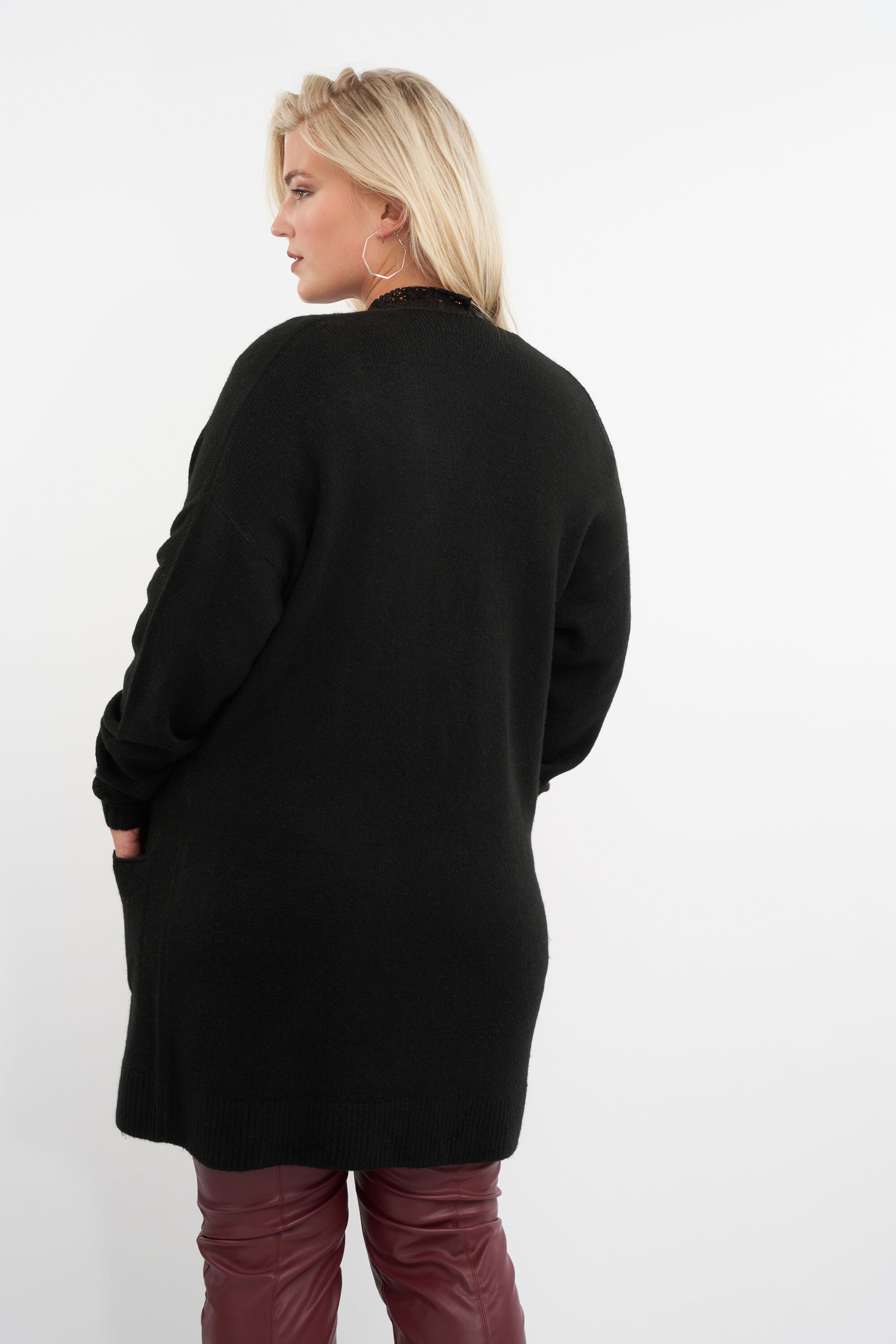 Lang openvallend vest image number 3