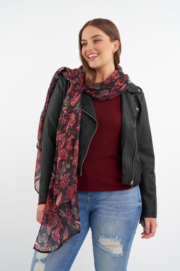 Sjaal met print image number 0