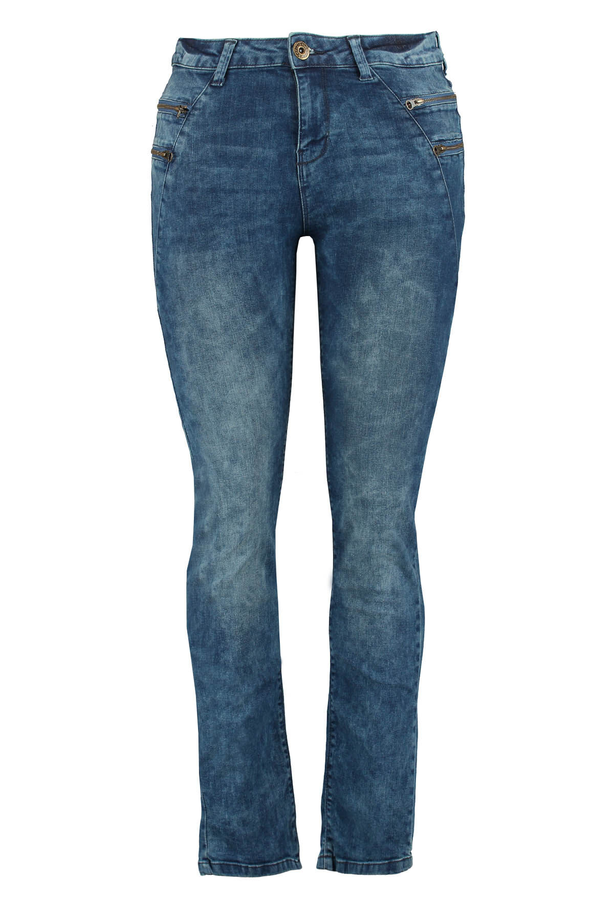 Jean &agrave; rayures scintillantes image number 1