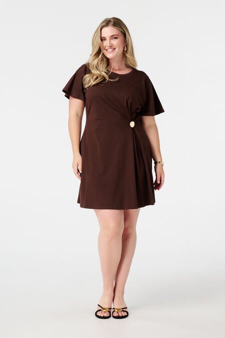 Robe avec détail torsadé Robe avec détail torsadé