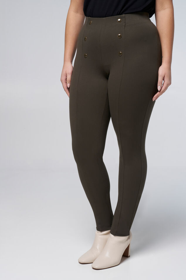 Treggings avec boutons dorés image number 5