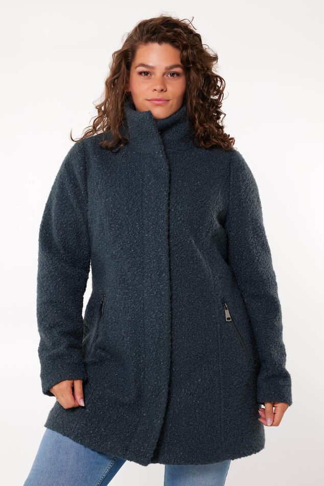 Manteau bouclé image number 0