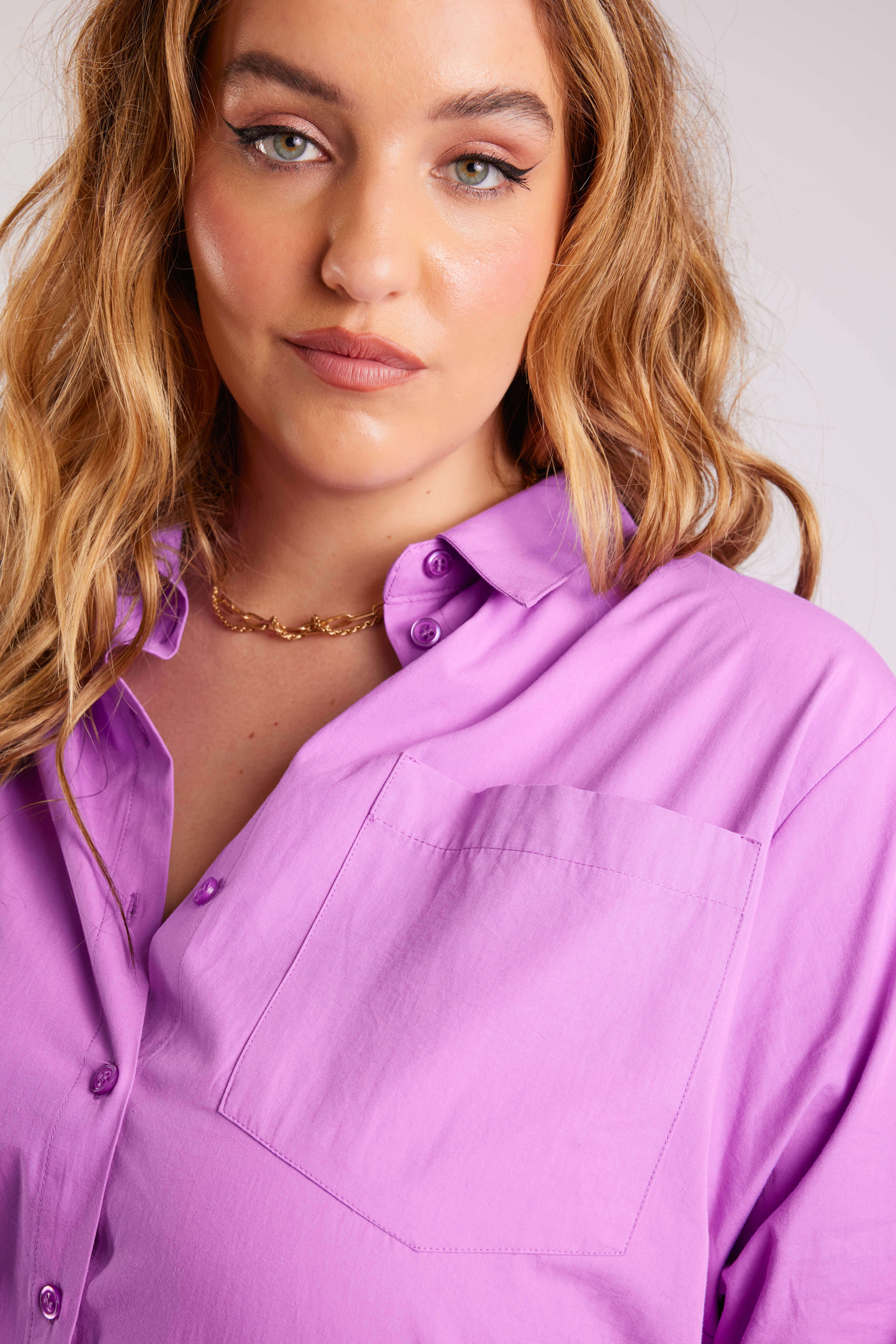 Poplin blouse image number 5