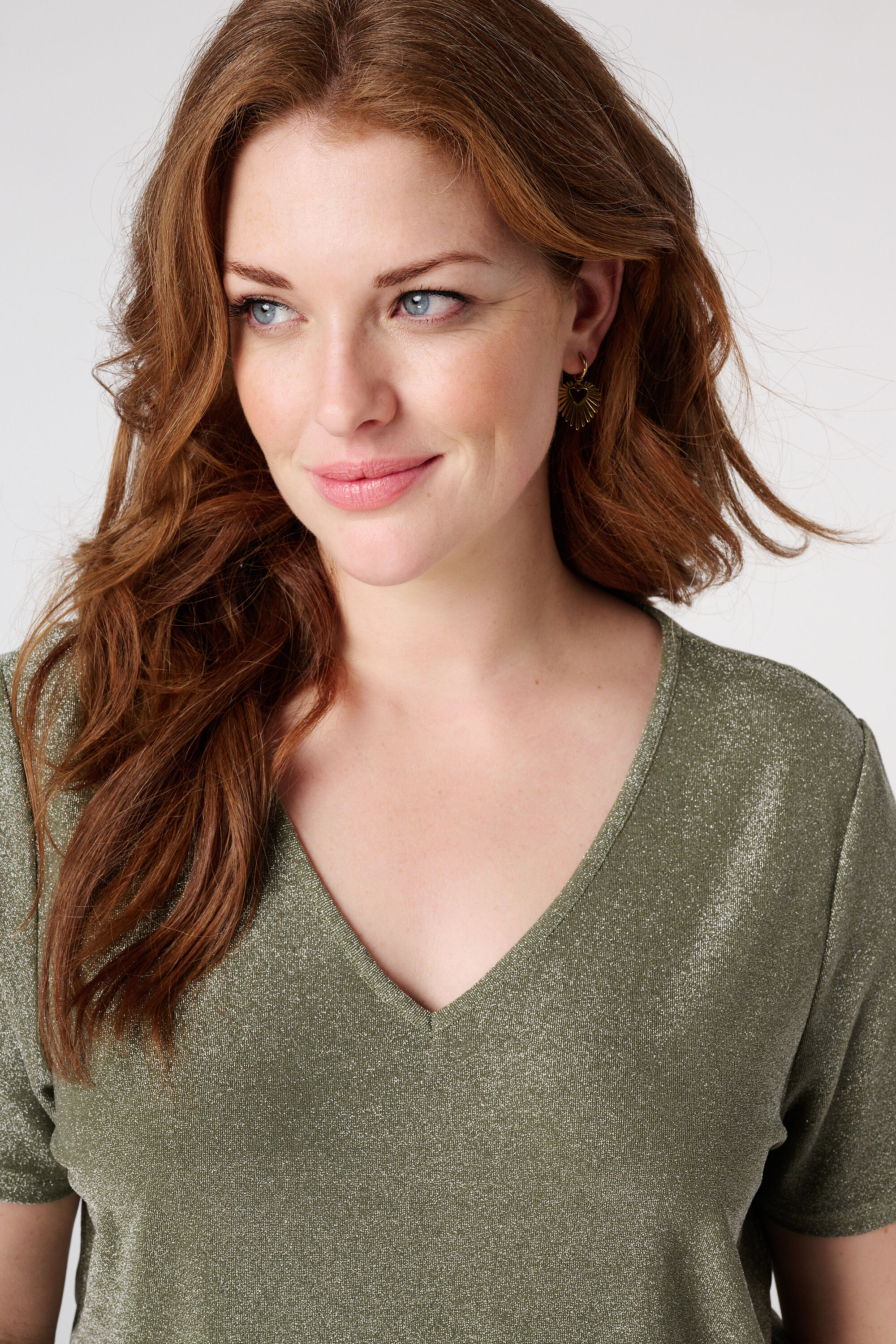 T-shirt met lurex image number 4