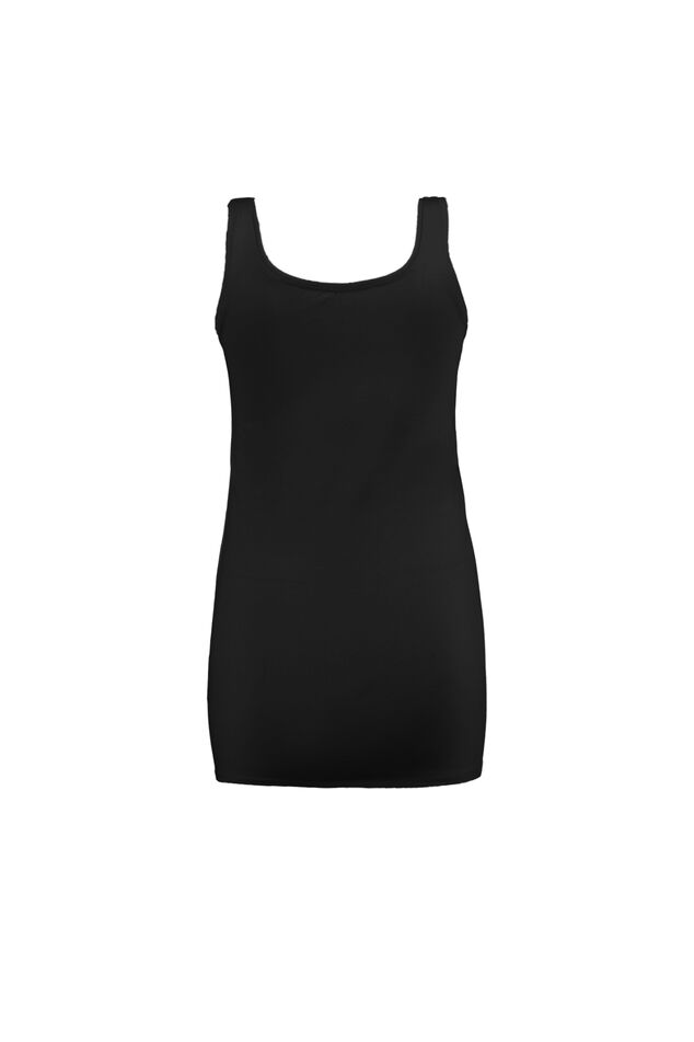 Lange singlet van katoen image number 2