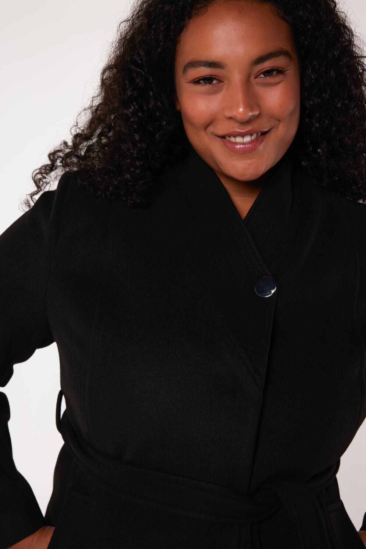 Jas met wol look image number 4