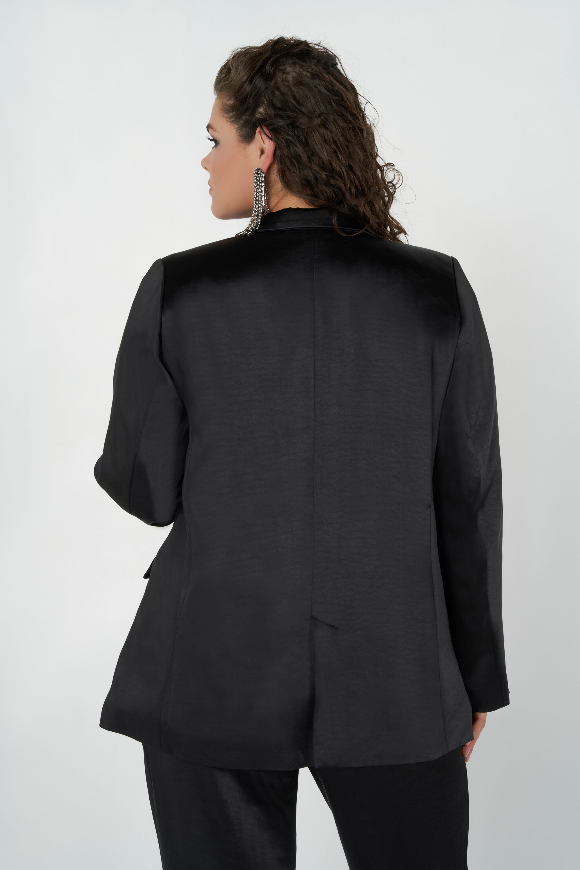 Satijnen blazer image number 3