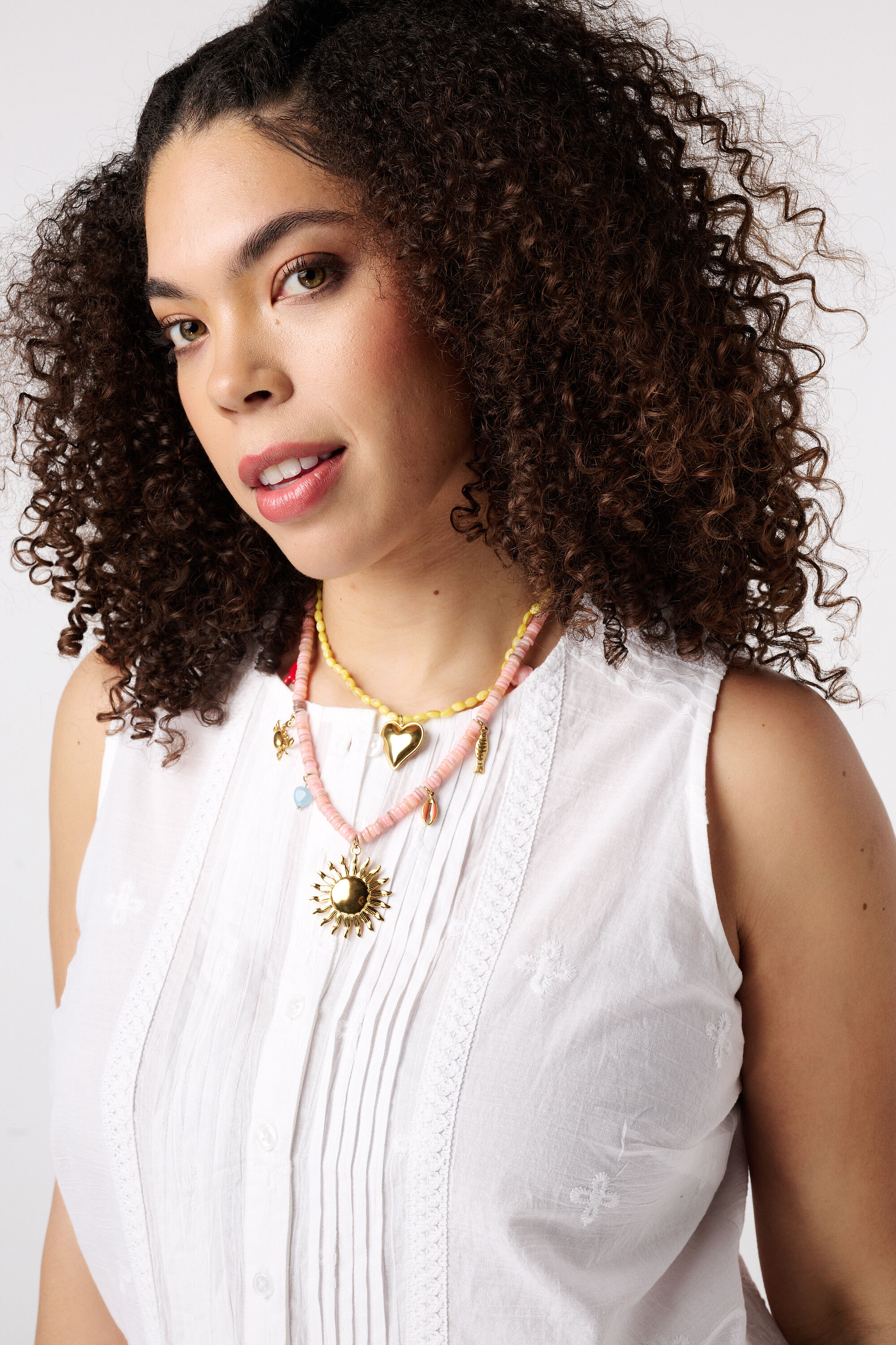 Blouse sans manches avec broderie image number 4