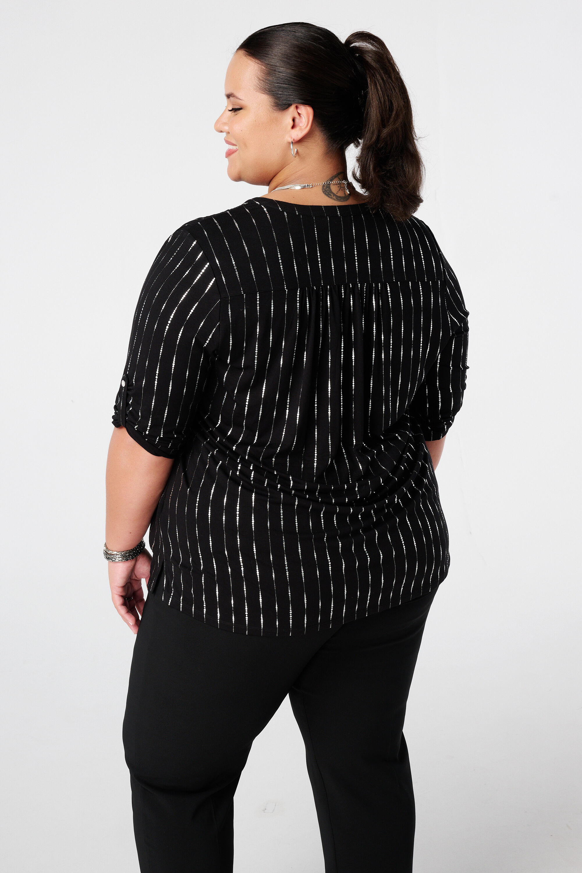 Top met print en foil print image number 3