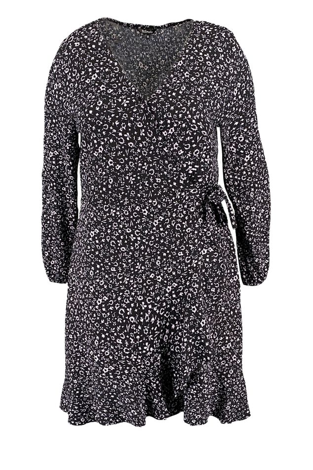 Robe portefeuille à imprimé image number 1