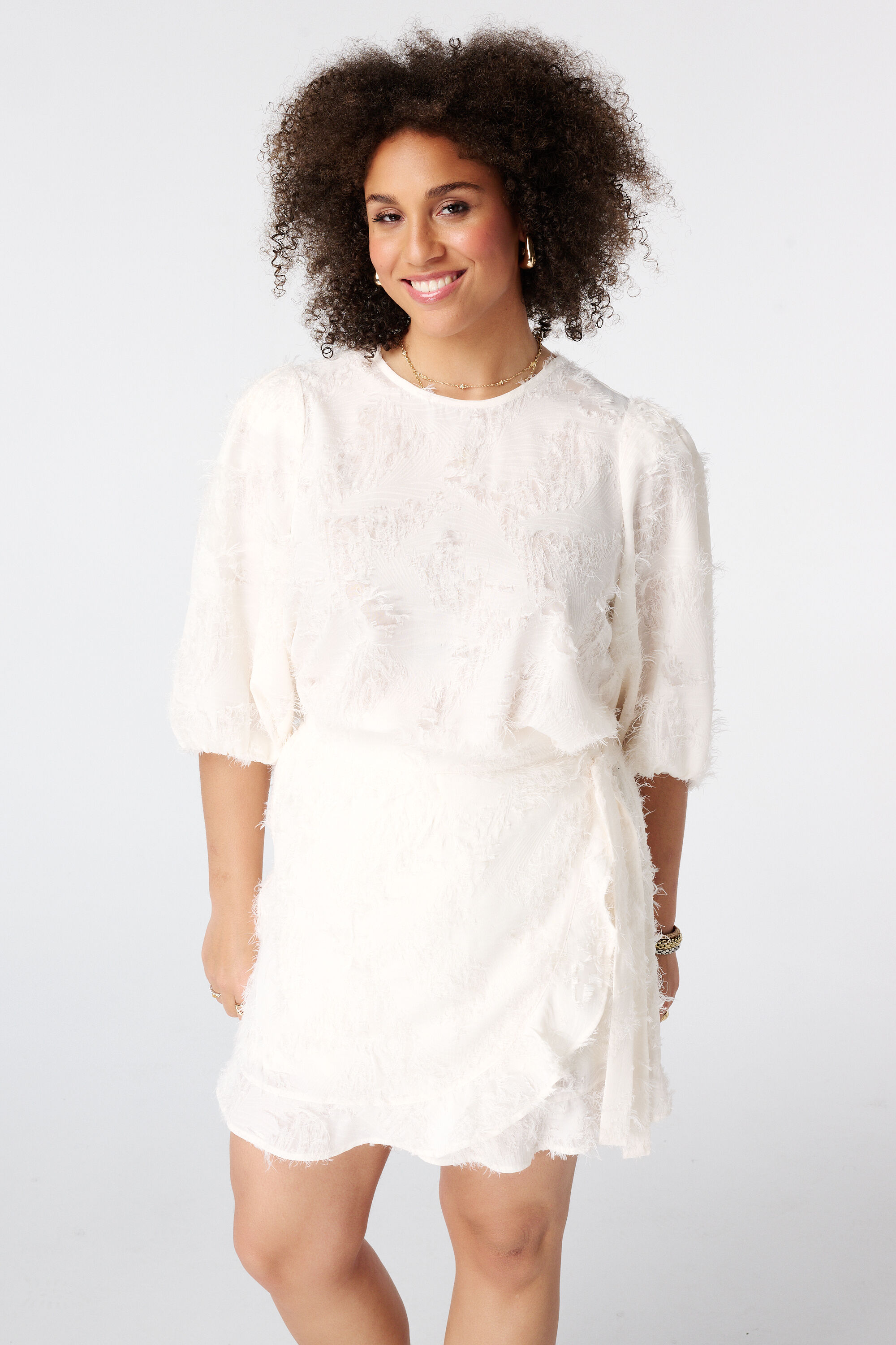 Blouse met structuur