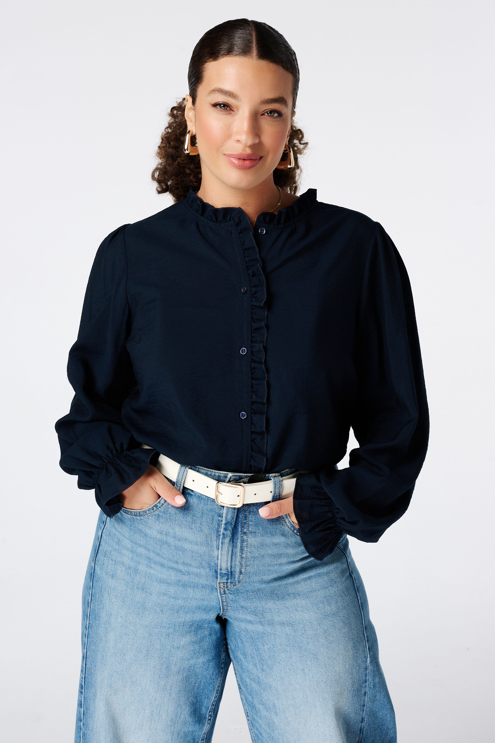 Blouse met volants