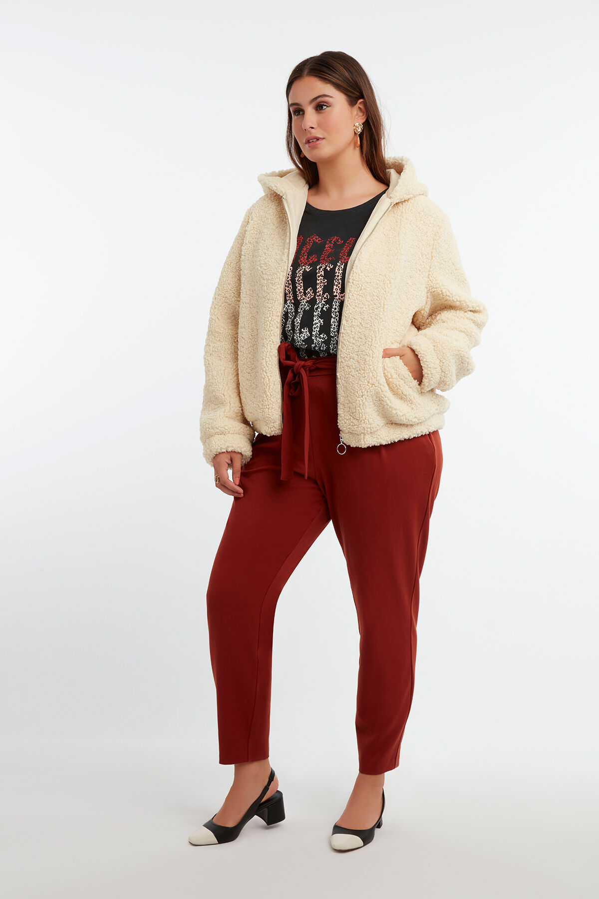 Manteau duveteux image number 5