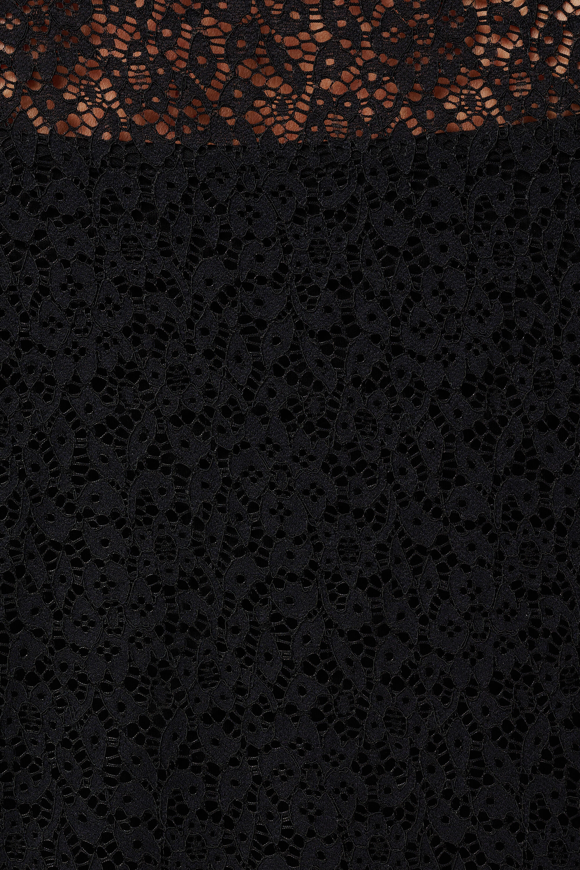 Kanten top met trompetmouwen image number 6