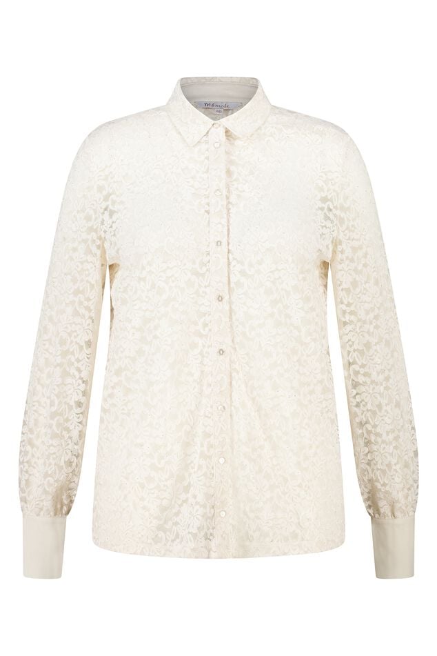 Top met kant en pailetten image number 1