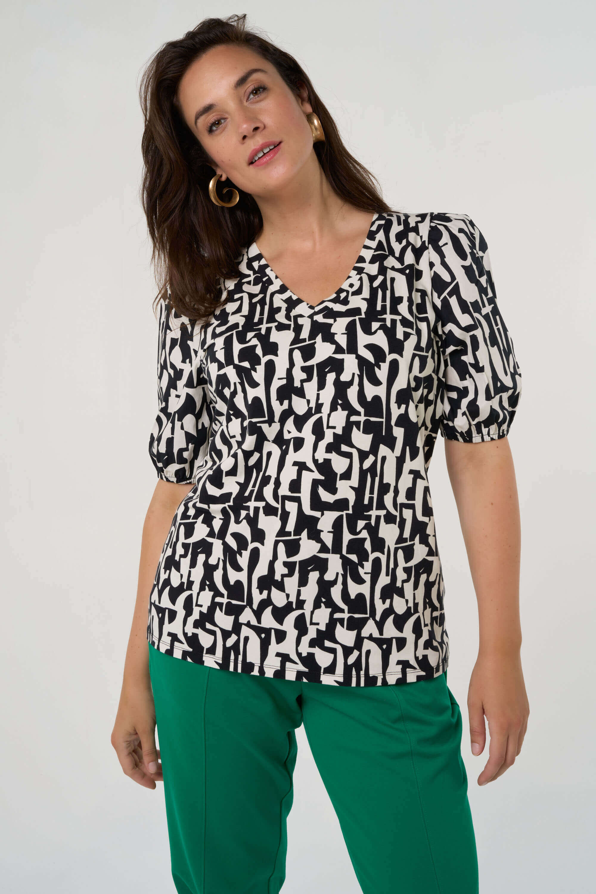 Haut &agrave; manches bouffantes    image number 6