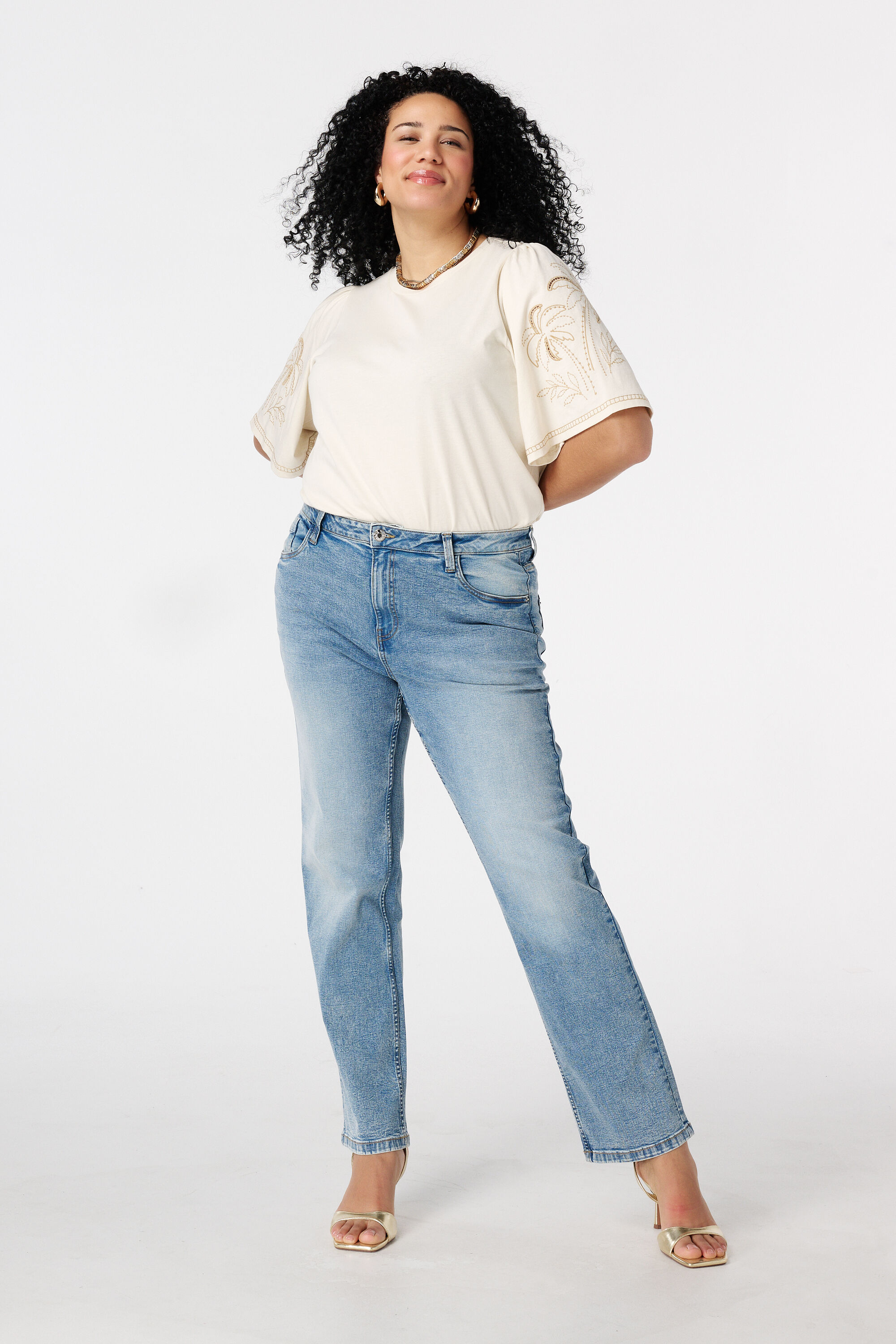 Straight leg jeans LILY Lengtemaat 34