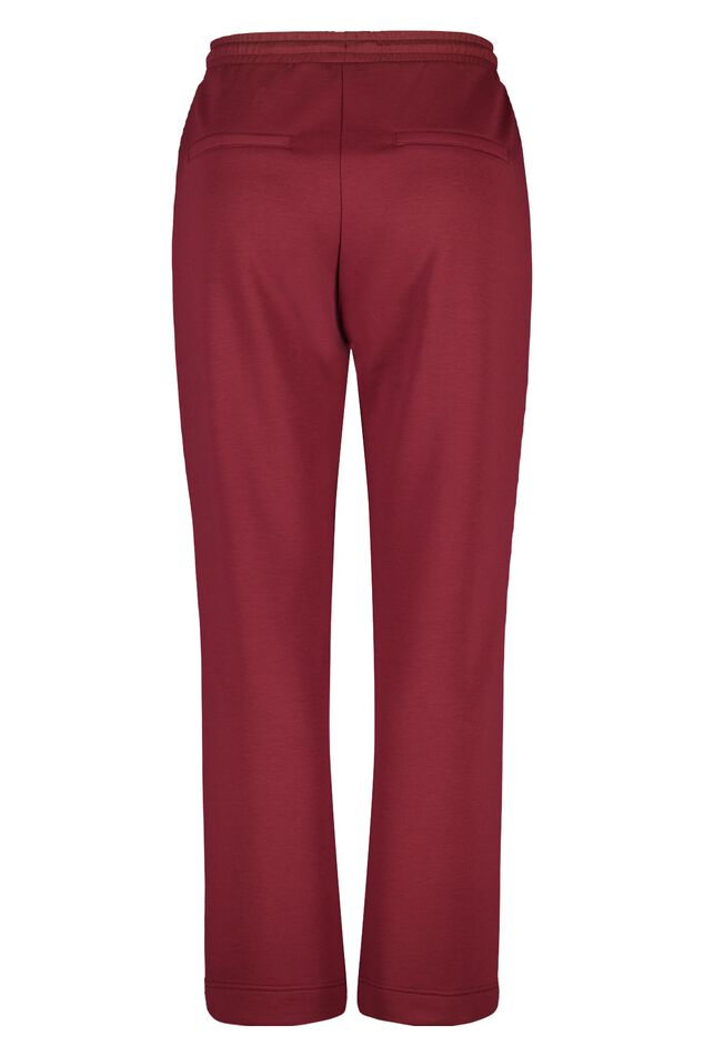Broek met elastische taille en siernaad image number 2