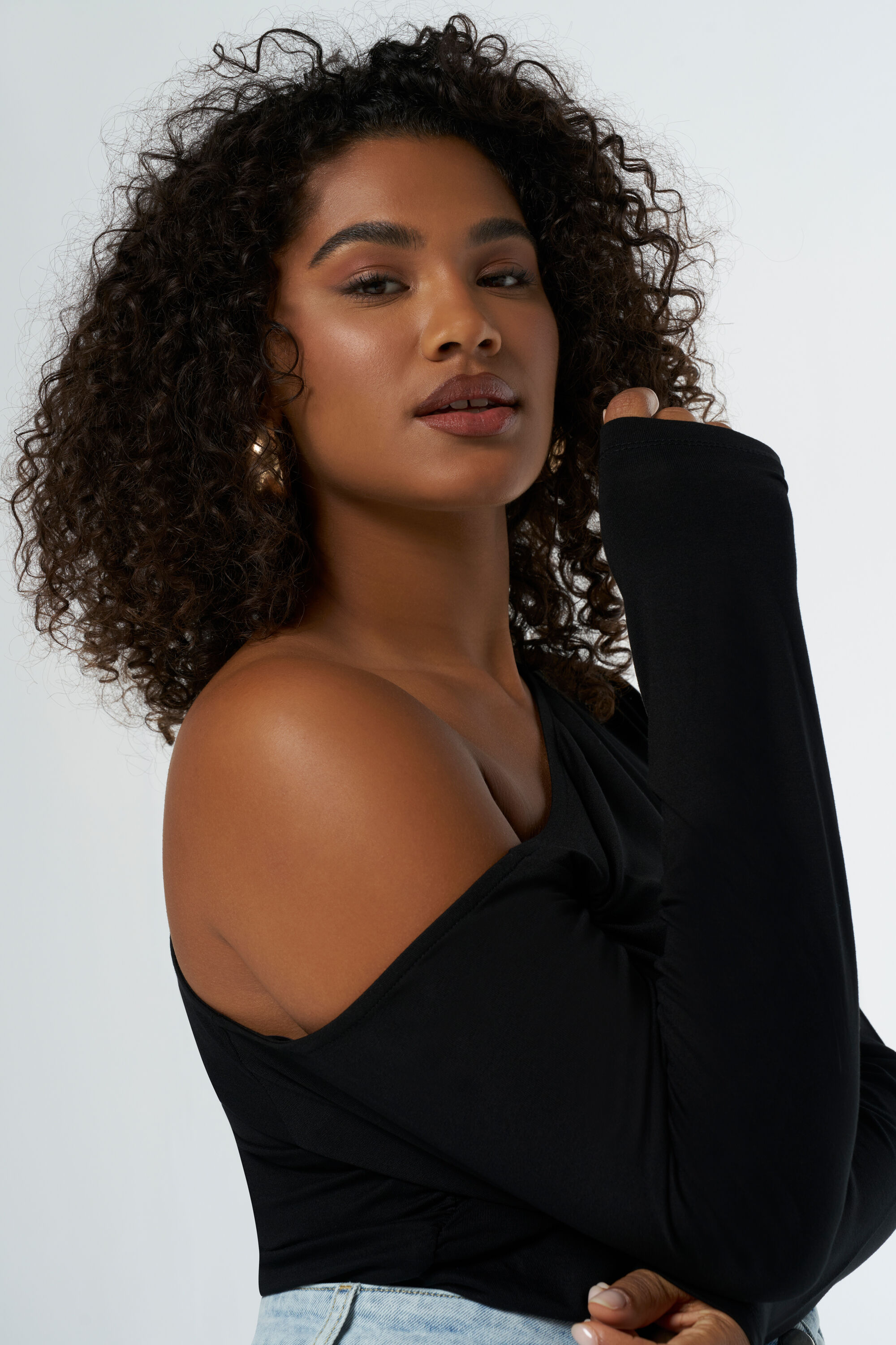 One shoulder top image number 4