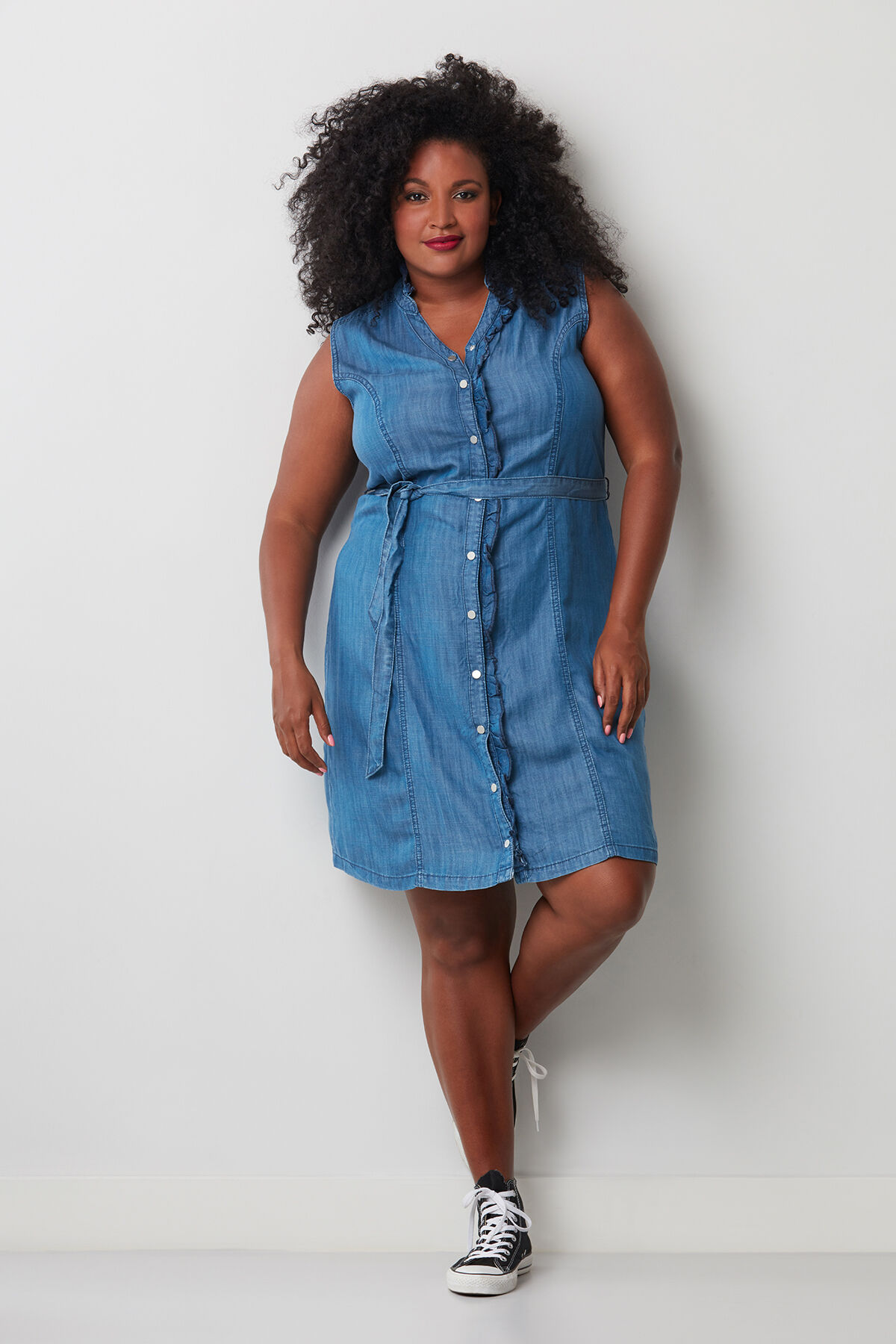 Mouwloze jurk image number 3