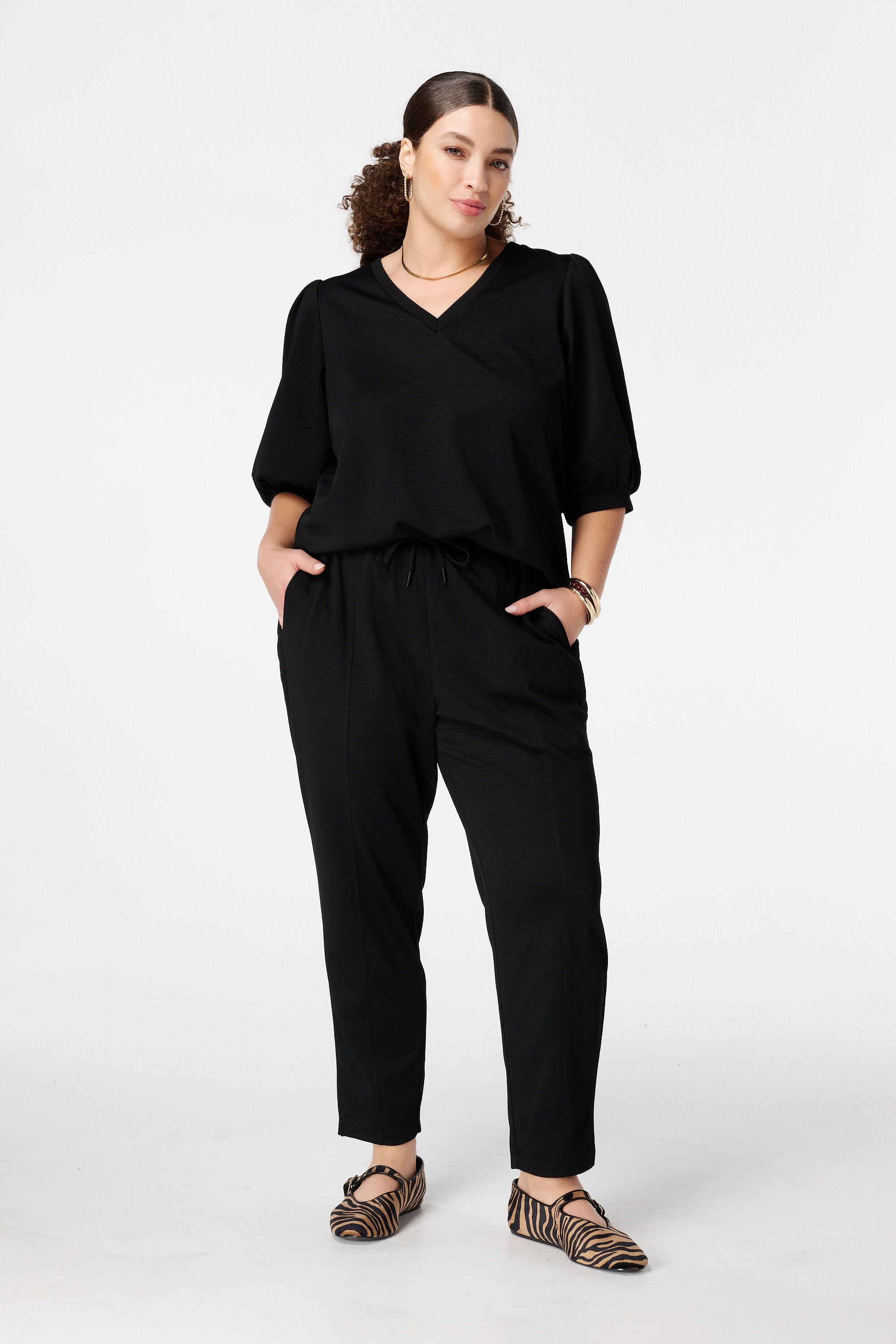 Pantalon avec cordon coulissant