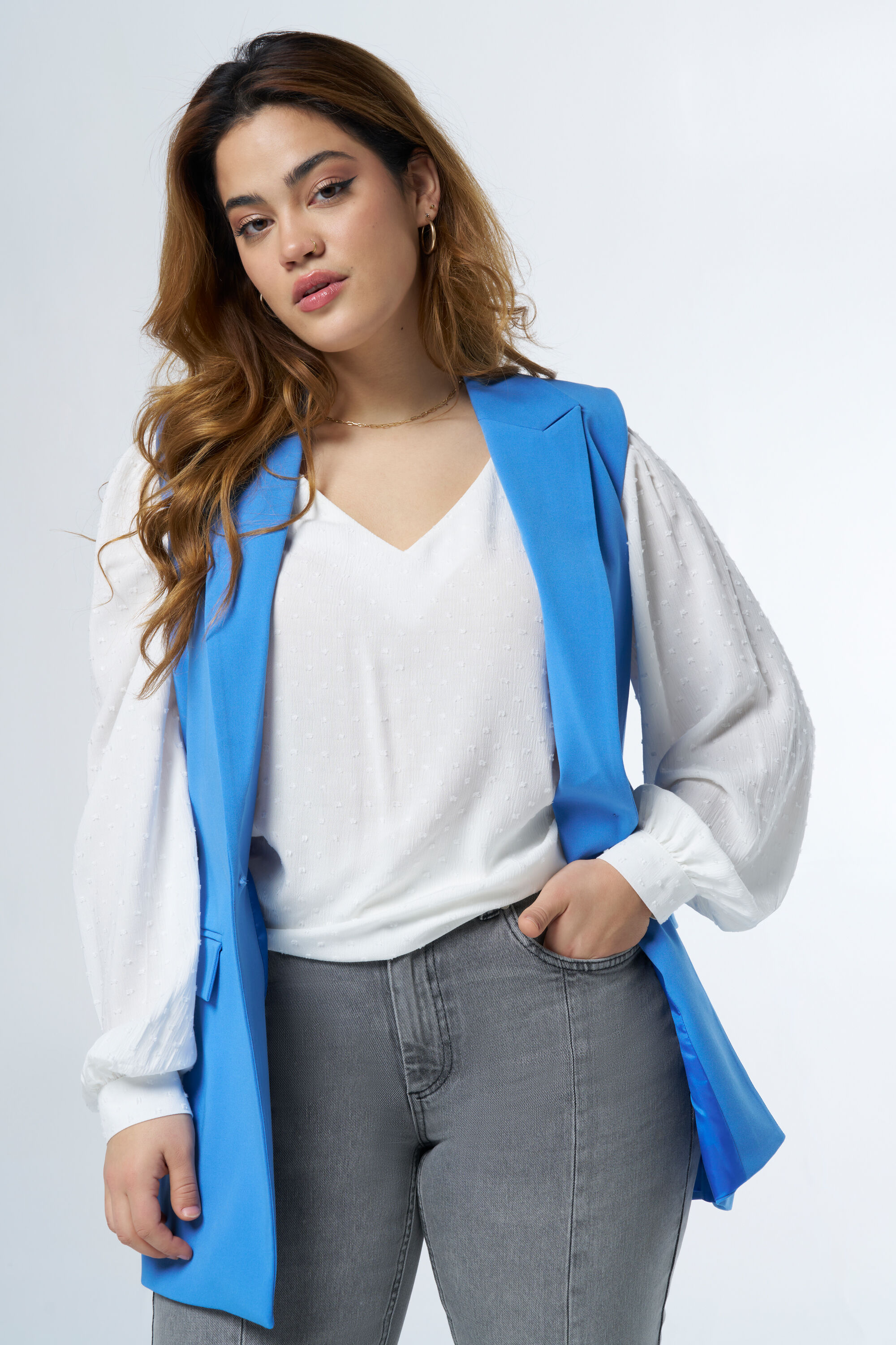 Gilet met bijpassende riem image number 5