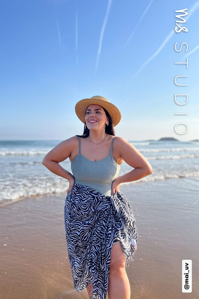 Pareo met zebraprint image number 0