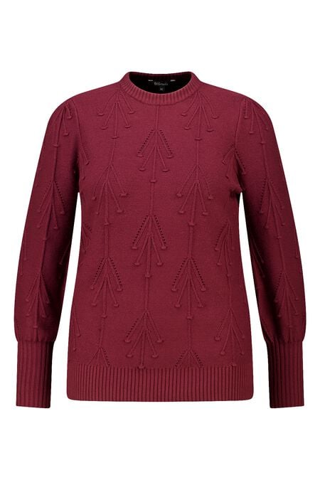 Trui met geborduurde opdruk