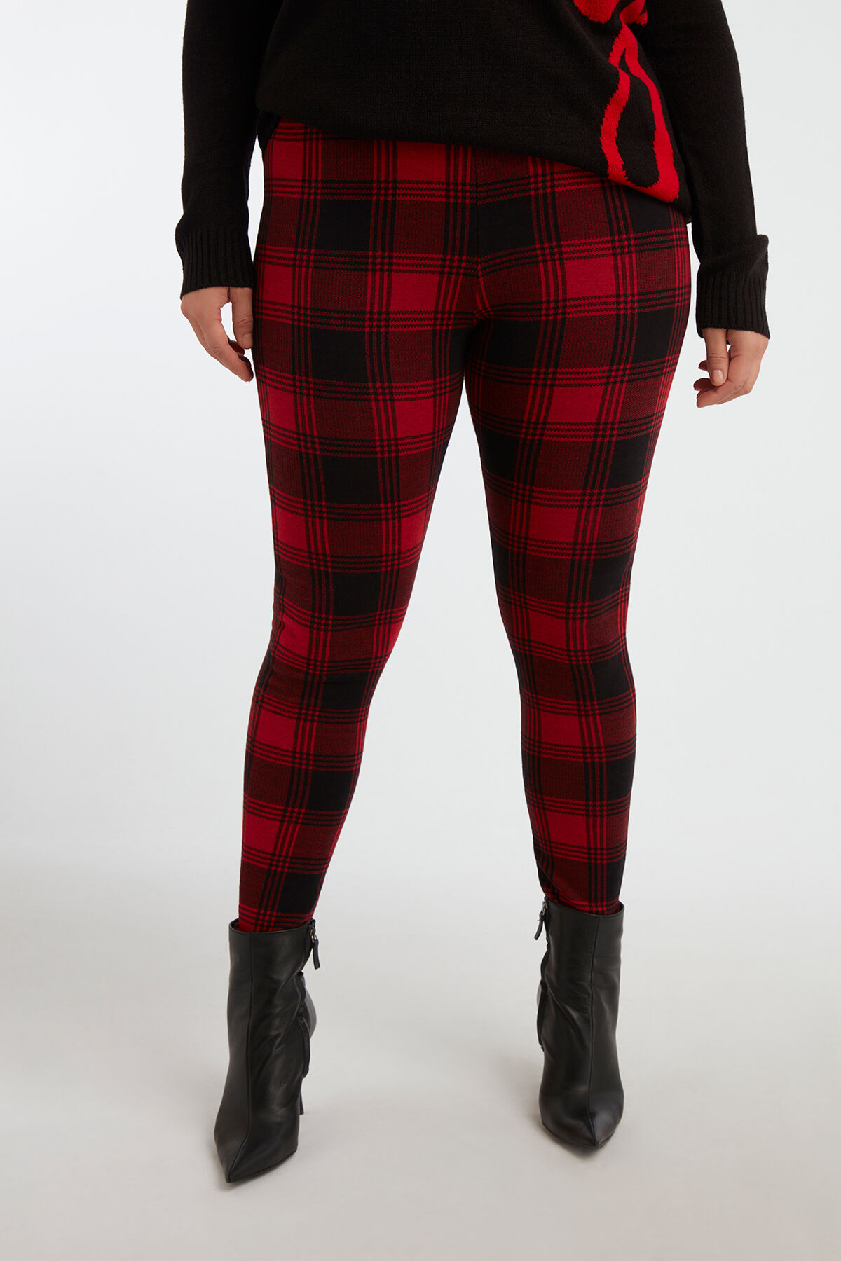 Geruite legging image number 4