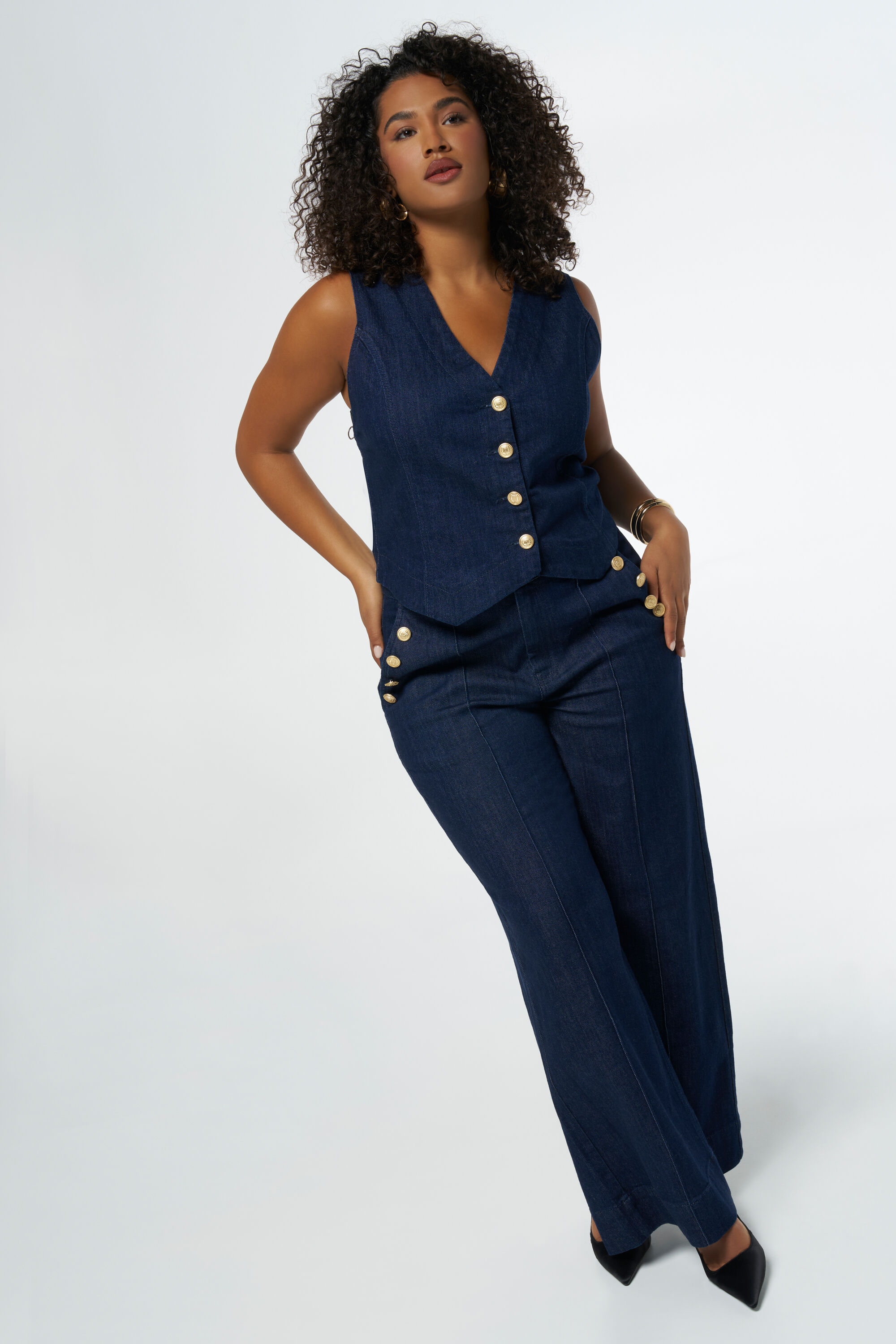 Gilet en denim image number 4