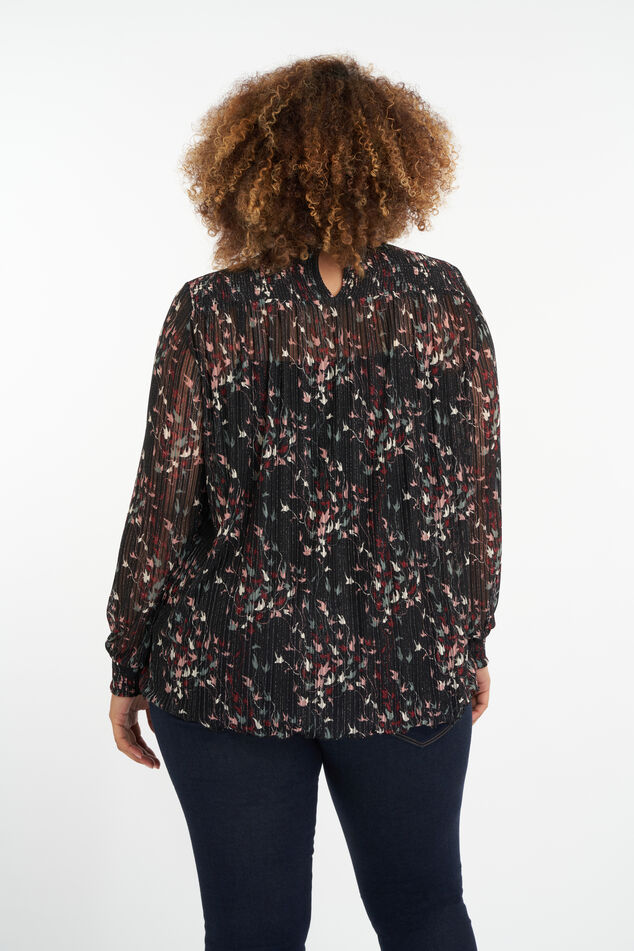 Haut à paillettes semitransparent image number 3