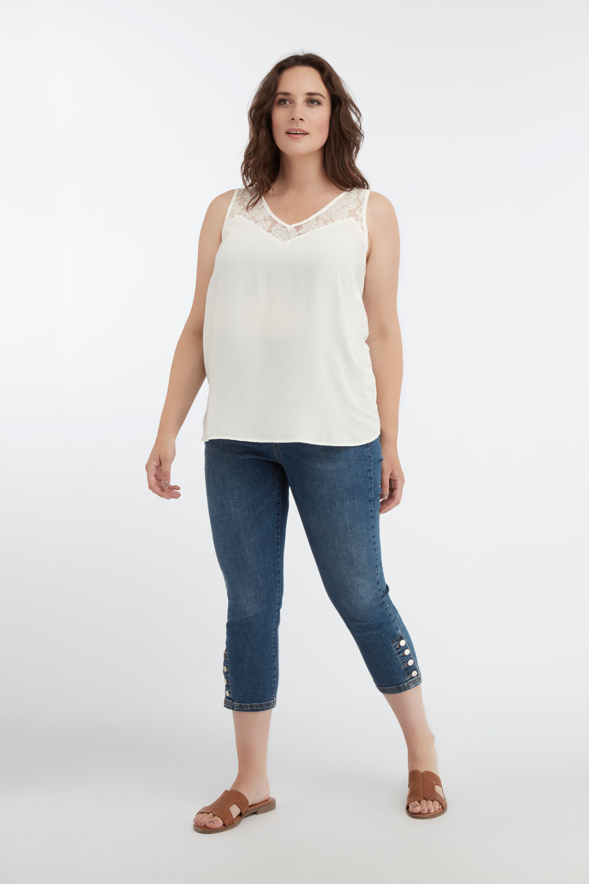 Tregging court POPPY avec boutons  image number 6