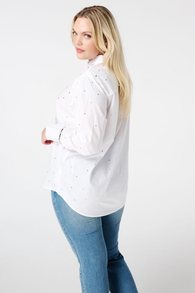 Blouse met studs image number 3