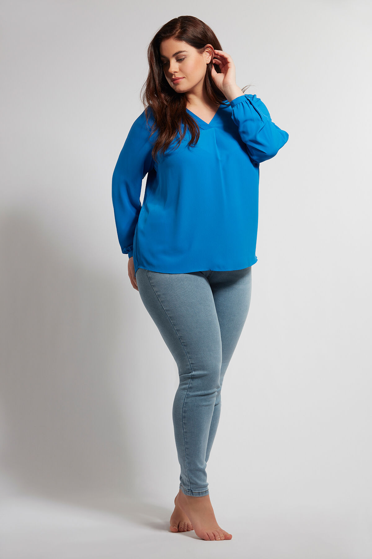 Effen blouse  image number 4