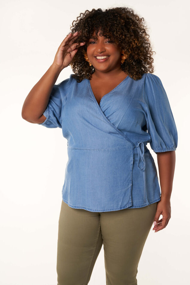 Wrap blouse image number 0