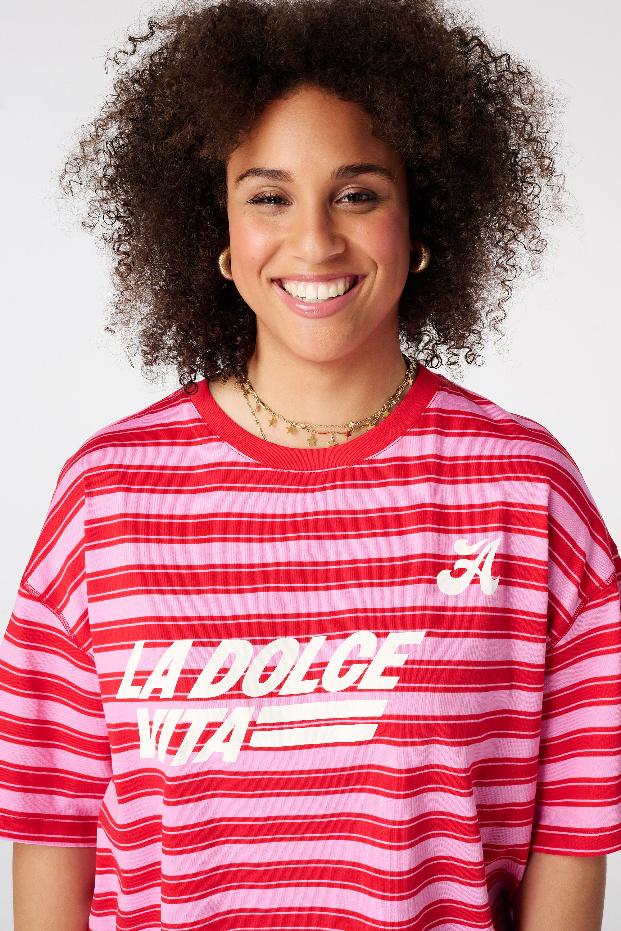 Oversized t-shirt met artwork image number 4