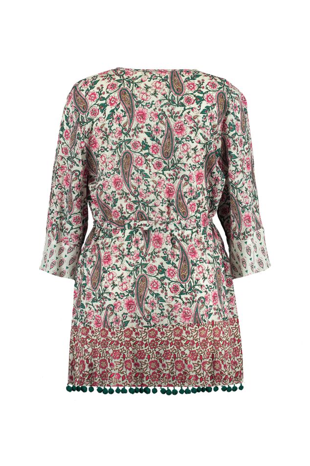 Kimono met kleurrijke print image number 2