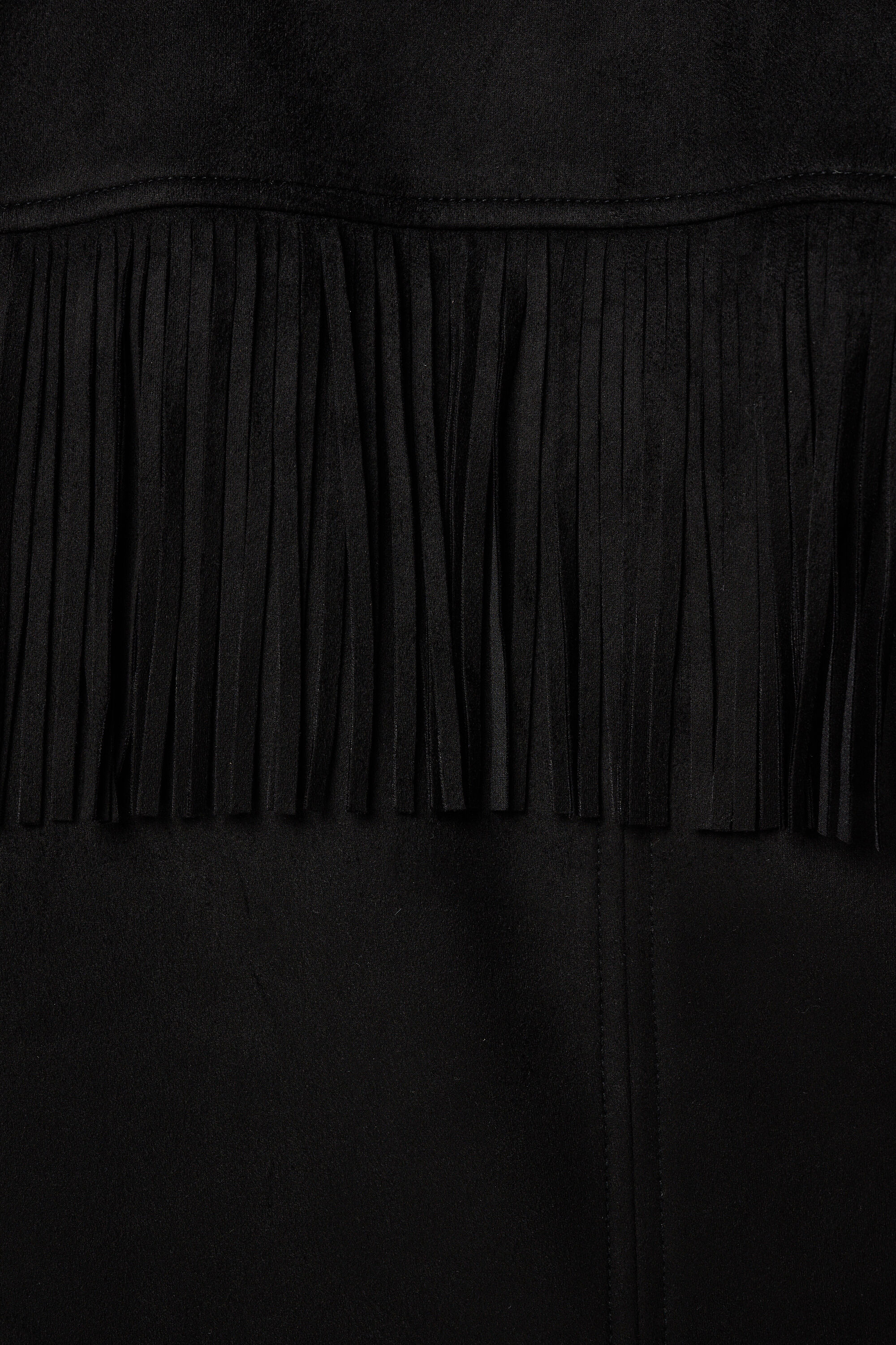 Su&egrave;dine jacket met franjes image number 6