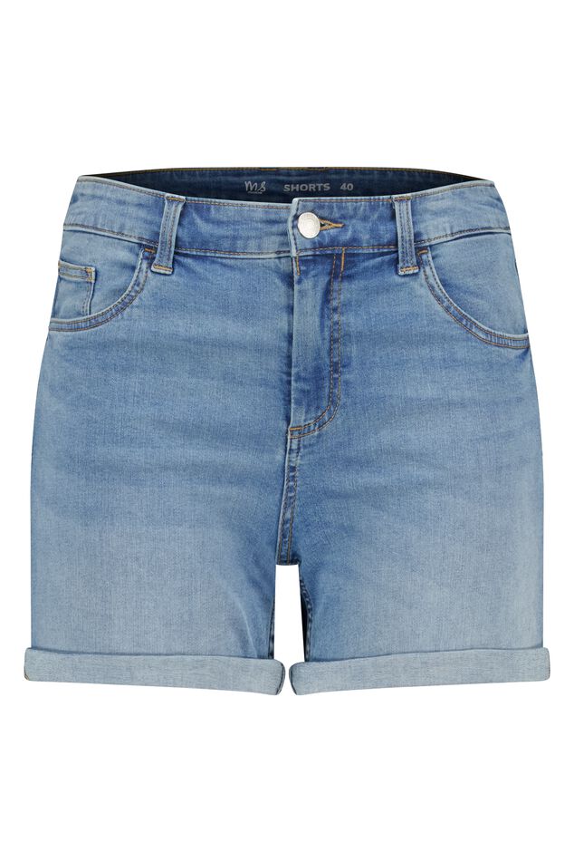 Denim shorts met stretch image number 1