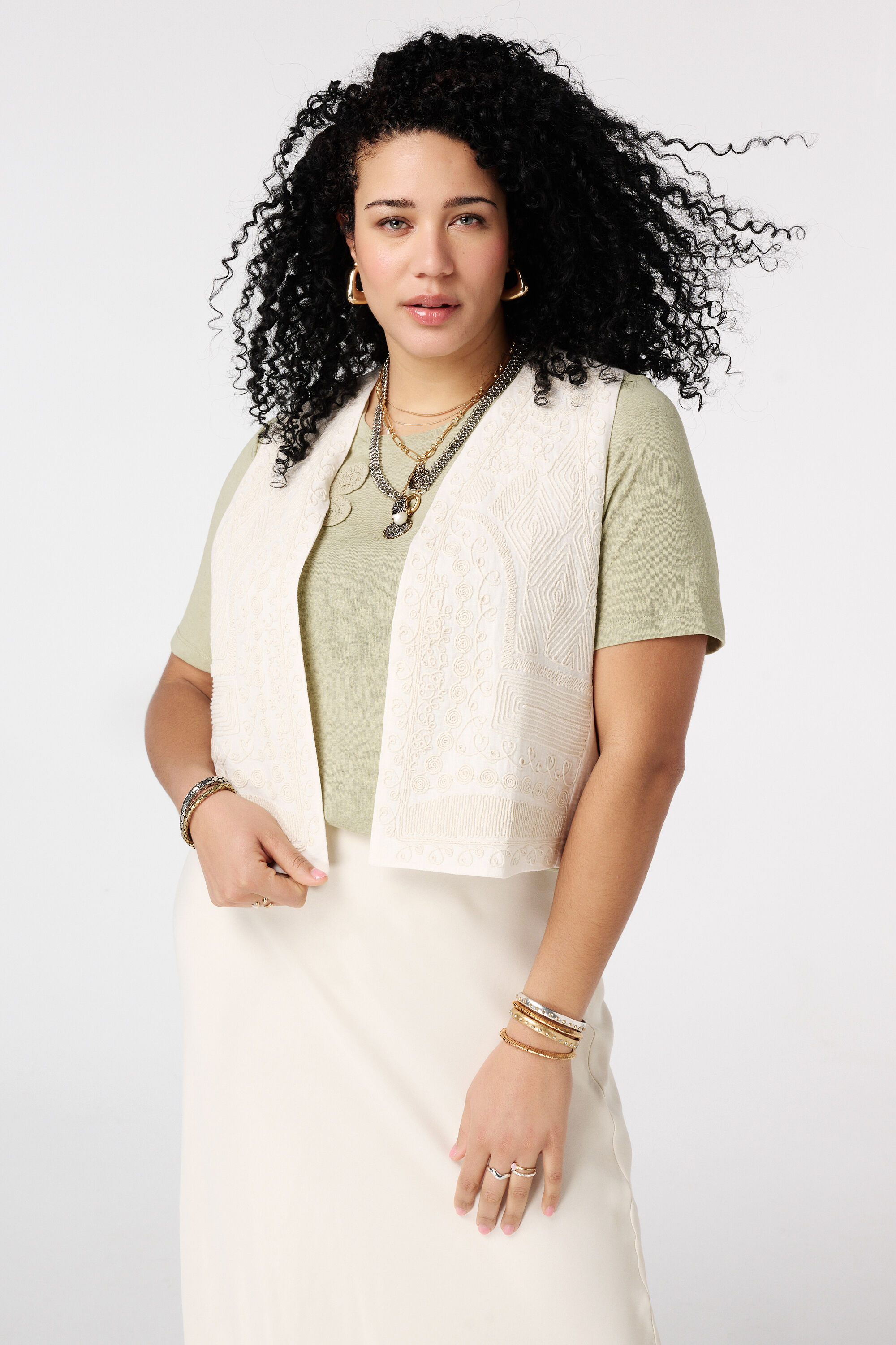 Gilet avec broderie image number 0