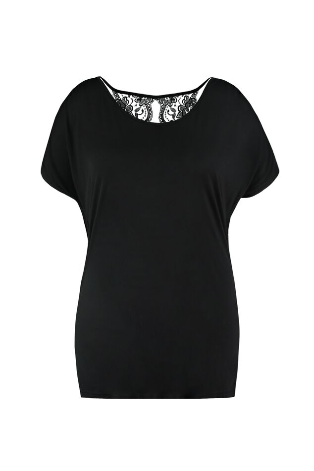 Top met kanten detail image number 1